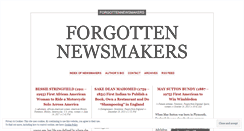 Desktop Screenshot of forgottennewsmakers.com